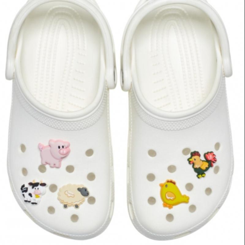 Crocs Farm Animal Friends Gibbitz Set Of 5 10015763