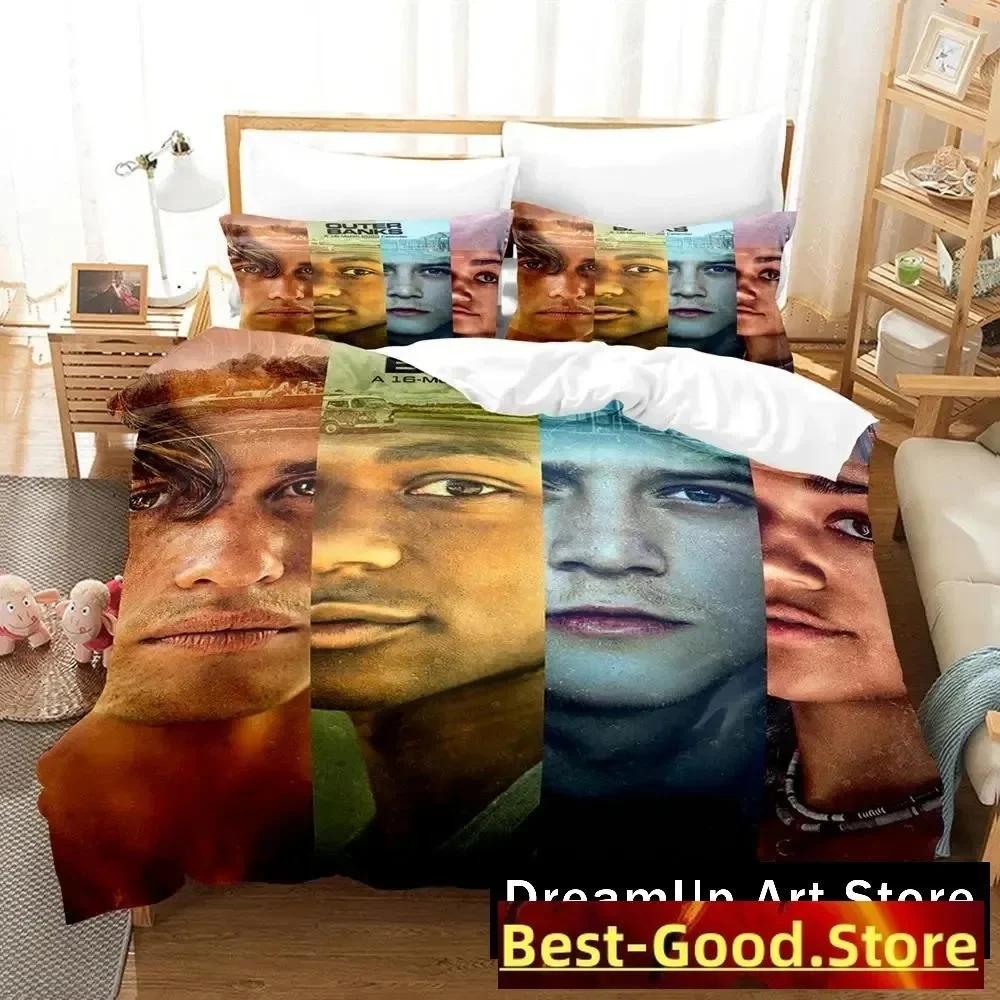 

Comforter 3D Fashion Tv Outer Banks Bedding Set Printed Bed Set With Bed Soft Single Double Queen Super King Size Comforter (quilt)-EU Single(135*200cm)3pcs