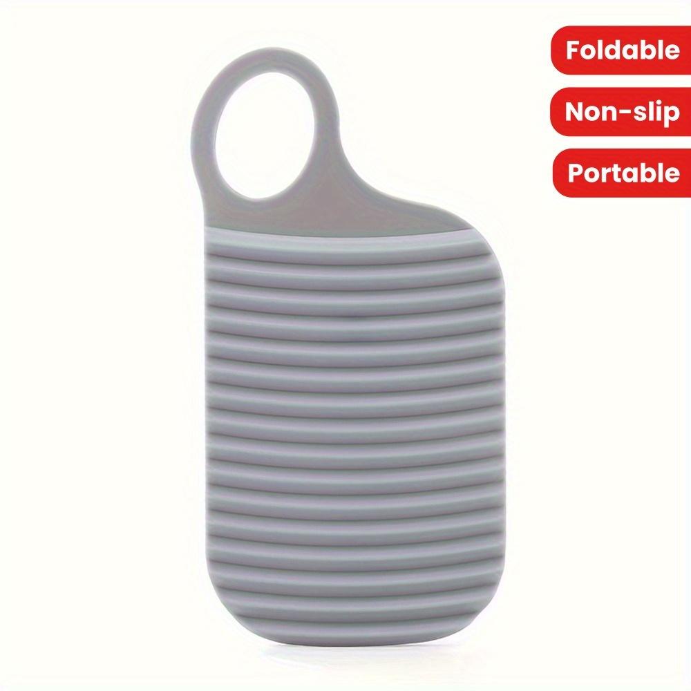 Grey Portable Foldable Washboard Non-Slip Design Thickened Washboard Ideal for Laundry Kitchen Bathroom