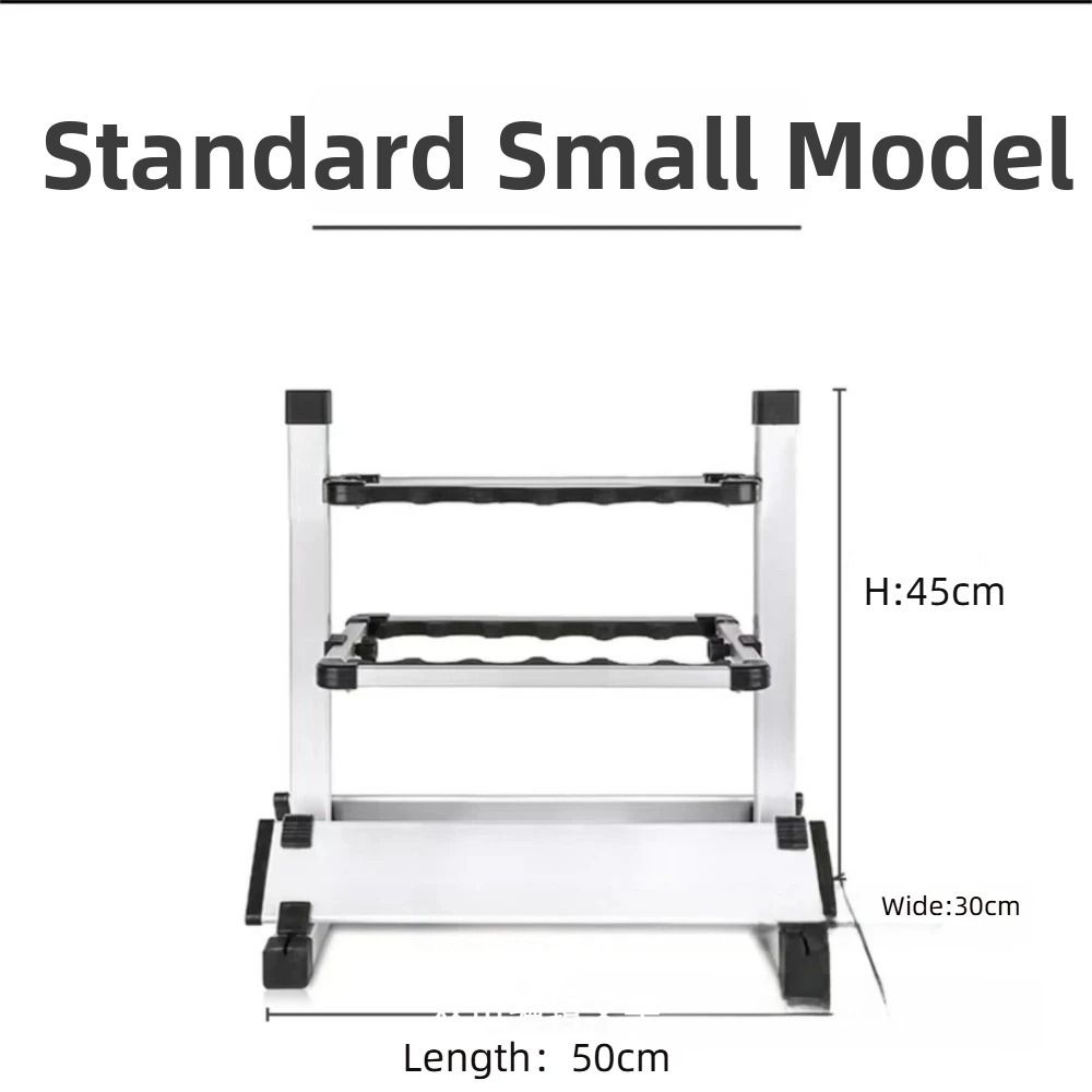 12 Grid Capacity Fishing Rod Holder Wall Mount Fishing Pole Stand Home Organization