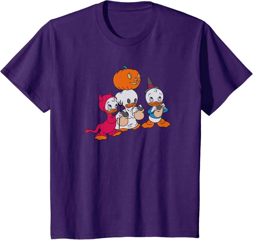 Fashion Casual Disney DuckTales Halloween Trick or Treat Costume Portrait T-Shirt S-4XL Summer