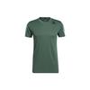 T Shirts Men's Green Crew Neck Moderate Straight Fit GP7658