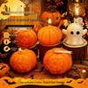 Handmade Pumpkin Scented Candle Halloween Party Favor Ornament