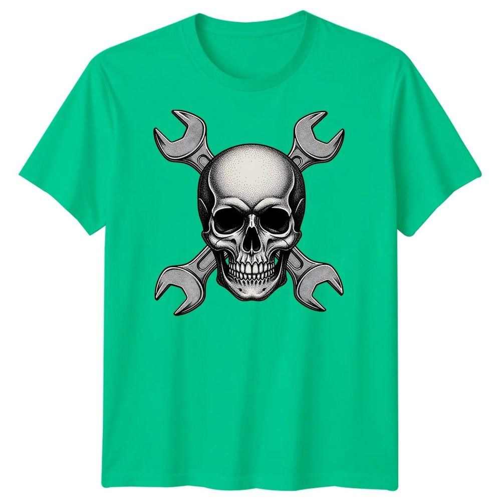 Skull Wrenches Mechanic Occupation Unisexs TShirt Automotive Garage Work S