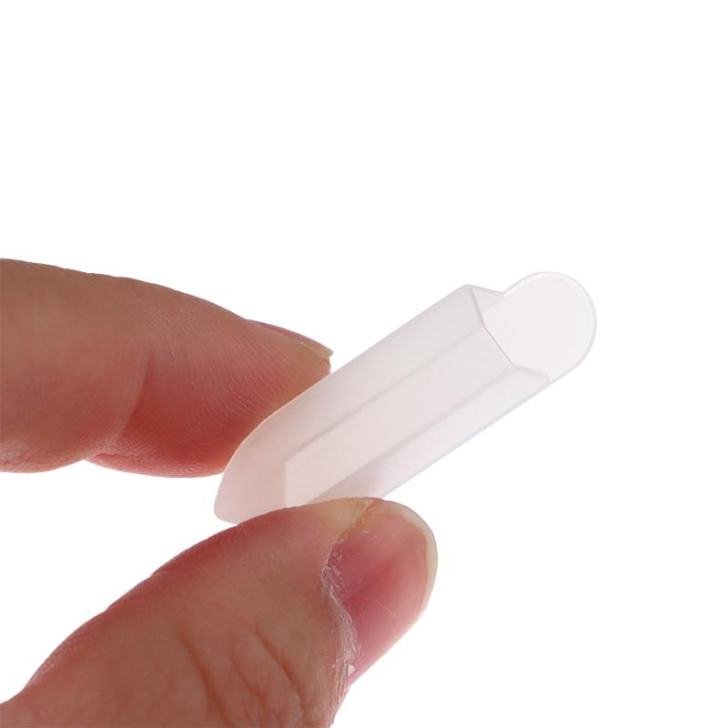 10ks Clear Dead Skin Clip Sleeve Kryt kleští Ochranný návlek na nehtovou kůžičku Nůžky Manikúra Dead Skin Pinzeta Čepice