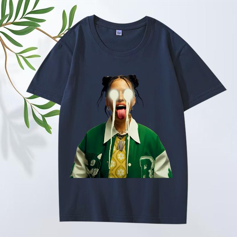 Nina Chuba Printing 2025 Classic Vintage Style Graphics T Shirt Men’s Women Oversized 100% Cotton Short Sleeve Summer Unisex Tee