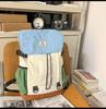 Schoolbag Large Capacity Contrast Color Lightweight Backpack 1011 New Versatile Commuter Travel Backpack Student School Bag
