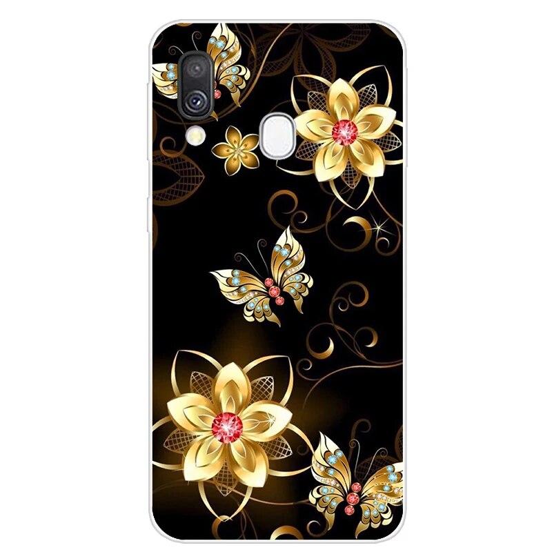 

Для милого Samsung Galaxy A40 A405F Чохол Cactus Butterfly Matte Slim Soft Phone Back Cover Для Samsung A40 A 40 2019 Сумка GalaxyA40 Samsung A40