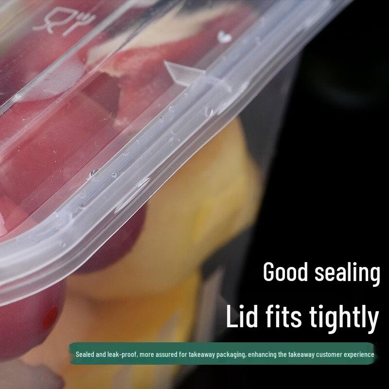 Disposable Transparent Plastic Takeaway Containers