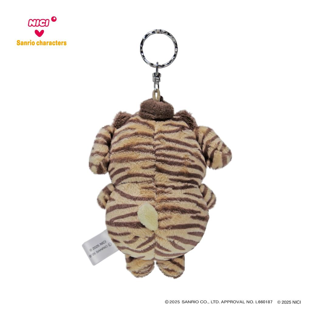 NICI x Sanrio Characters Mascot Key Ring Pompompurin x Tiger