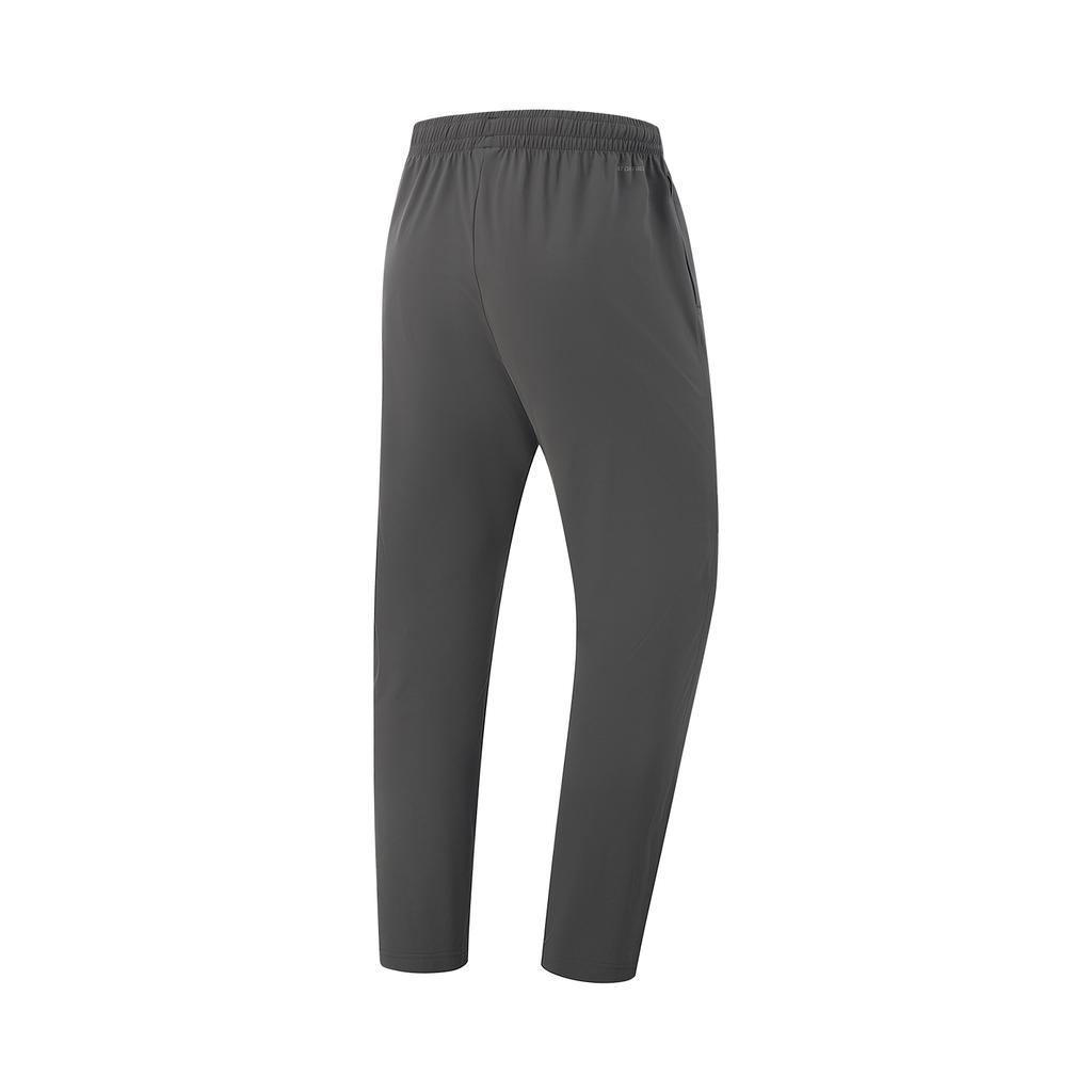 Li Ning Fitness Series Knitted Sweatpants Men's Obsidian Gray AKYV195-2
