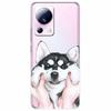 For Xiaomi 13 Lite 5G Case 13Lite Clear TPU Soft Lovely Cats Silicone Print Cover for Xiaomi Mi 13 Lite Transparent Xiaomi13Lite