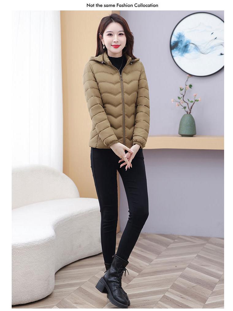 Women's 2025 Slim-Fit Petite Cotton-Padded Coat – Short, Lightweight, Warm Winter Outerwear