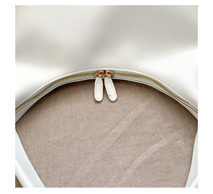 Korean Vintage Style Soft Leather Women's Tote: Fashionable, Niche Design, Large Capacity Shoulder Dumpling Bag for 2025 Commutes