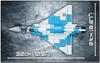COBI Kocky Francouzské vojenské letadlo Mirage 2000 148 400 dílů Kompatibilní s Lego [VYROBENO V EU] 5801