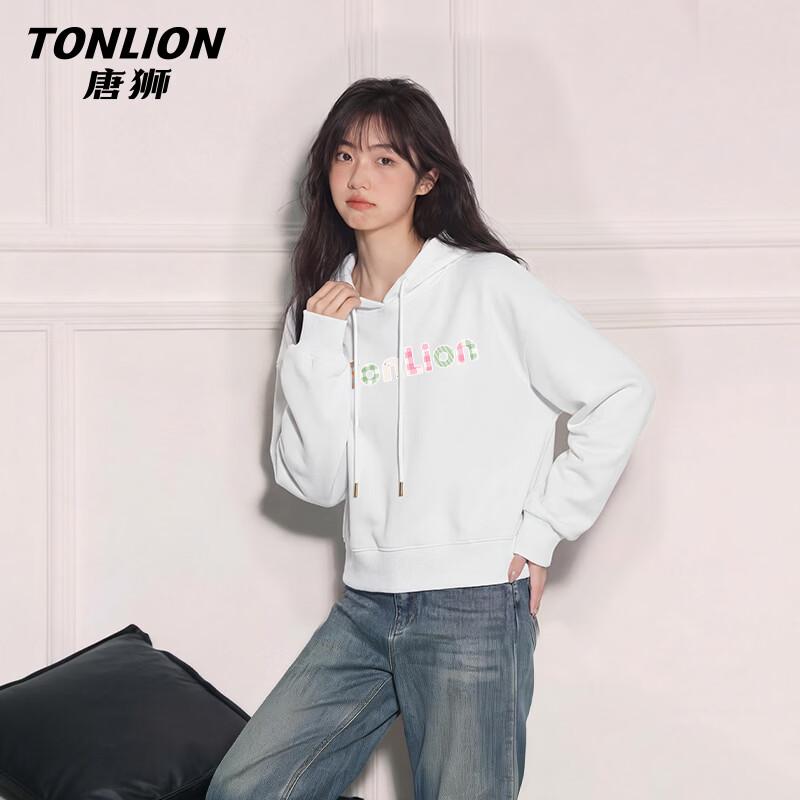

TonLion Women s Short Hooded Sweatshirt M