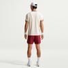 Nike Court Slam Tennis Tops Men's Light Ivory White/Team Red Lapel Mod