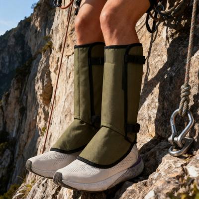 1 Paar Outdoor Gamaschen Verstellbar Herren Damen Wandern Klettern Skifahren Jagd Sand Schlangenschutz Schnee Stiefel Schuh Gamaschen Beinschutz Abdeckung