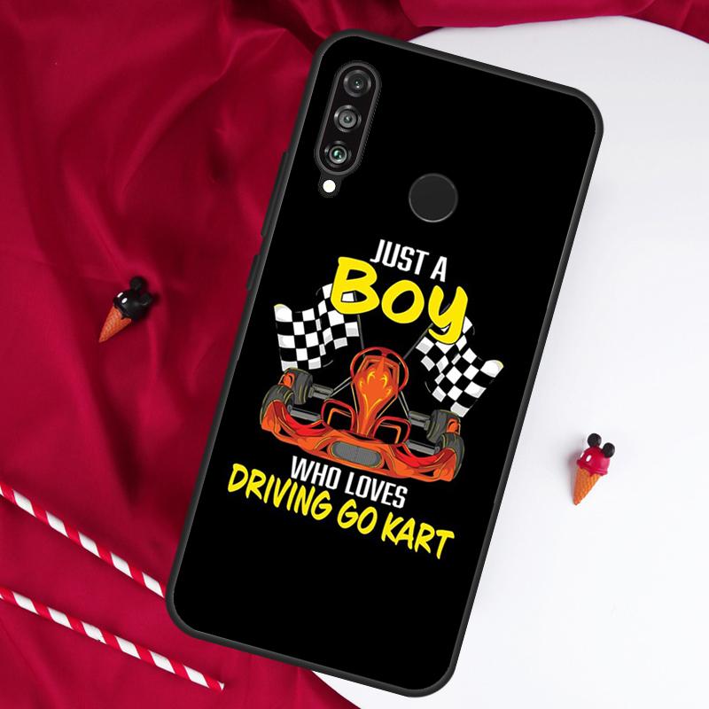 Boy Racer Car For Huawei Nova 12s 11i 12i 10 9 SE 5T Y91 Y90 Y60 Y70 Y72 Y61 P20 P40 P30 Lite P60 Pro Case