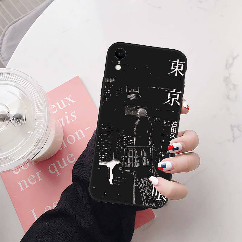 Pouzdro na telefon Tokyo Ghoul pro iPhone 6 6s 7 8 11 12 13 14 15 XS Pro Max XR X SE Samsung S20 S21 S22 S23 S24 FE Ultra S8 S9 S10 Plus Lite S21S S10E