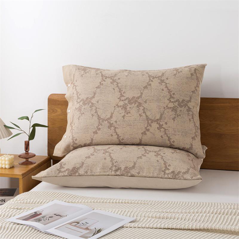 Gaze-Kissenbezug aus reiner Baumwolle: Kein Pilling, Kein Ausbleichen, Schweißabsorbierend, Fleckenresistent - Perfekt für Erwachsene.