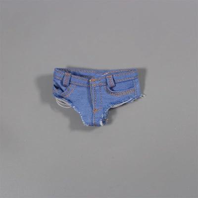 [TOYBARJAPAN] 16 Scale Action Figure Compatible with TBLeague Body, DMTOYS Fashion Bishoujo Mini Shorts Jeans (Head, Body, Shirt, and Shoes Not