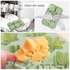 6 Holes Snowflake Silicone Scent Candle Mold Relief Flower Petal Design DIY Gypsum Resin Mold Cookies Chocolate Mooncake Mold