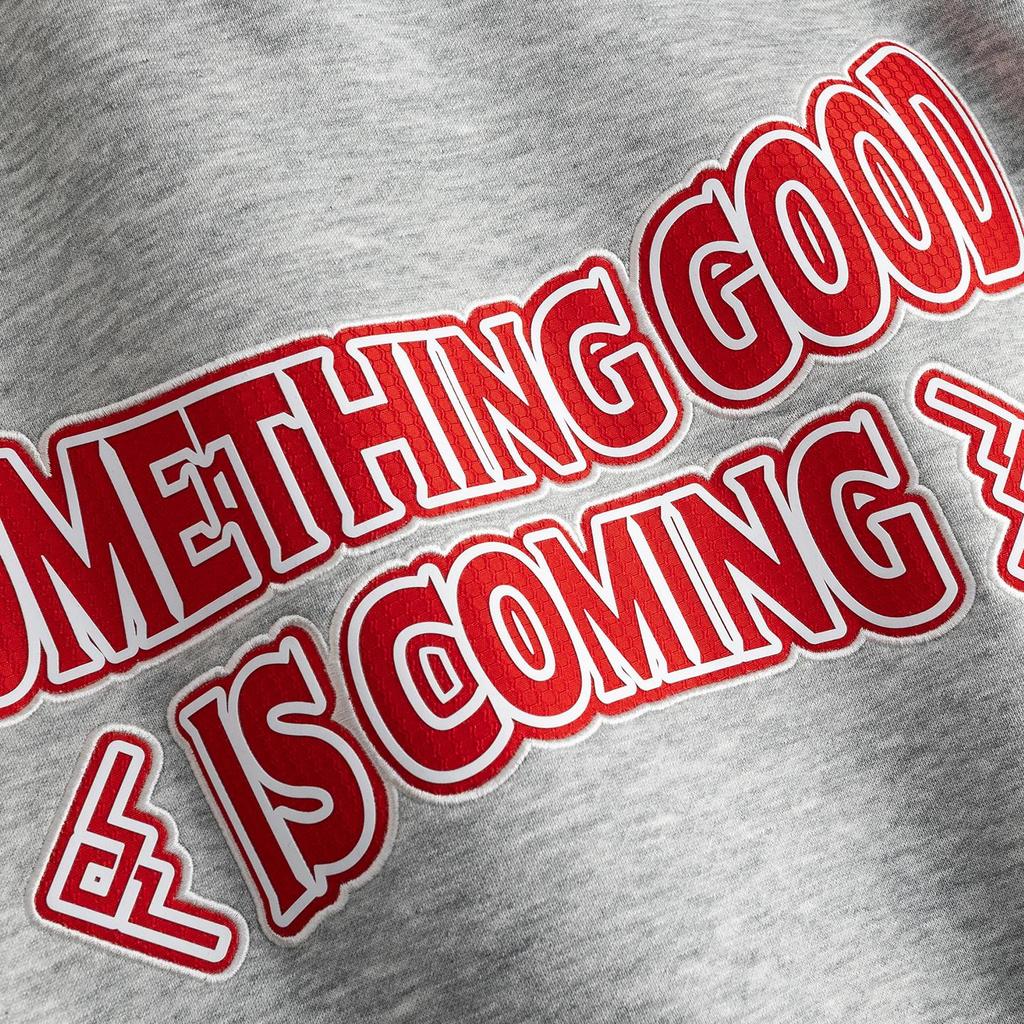 ANTA Good Things Happen Year of the Horse New Year Baseball Jacket Grey Heather Unisex 152618709S-2
