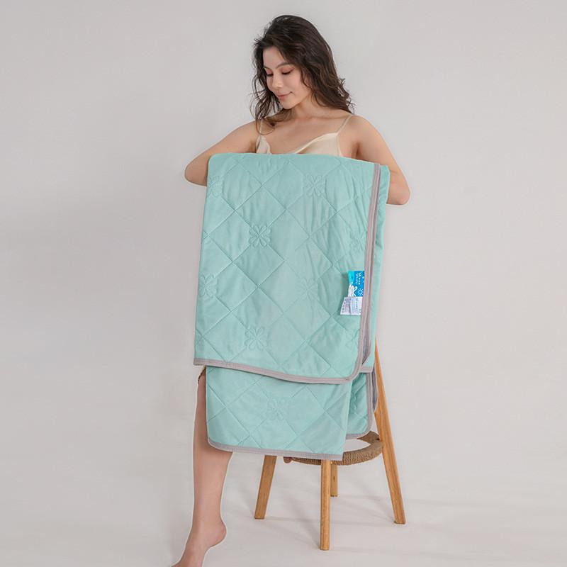 Solid Color Summer Air Conditioner Quilt With Waterwash Tencel Polyester Fill