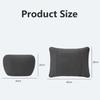 1pc Memory Cotton Headrest and Lumbar Pillow, Breathable Suede Material, Lumbar Pillow Neck Support Adjustable Car Rest Cushion