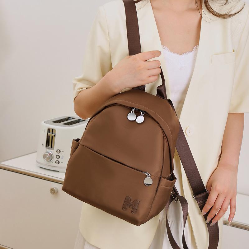 Oxford Nylon Canvas Backpack for Women, New Fashionable, Casual, Commuting, Outward, Fashionable, Lightweight, Small Backpack