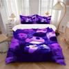 3Pcs Purple Skulls Shadows Bedding Sets For All Sizes New 3D Printed Bed Cover Comforter Duvet Cover Pillowcase Bedroom Decoration