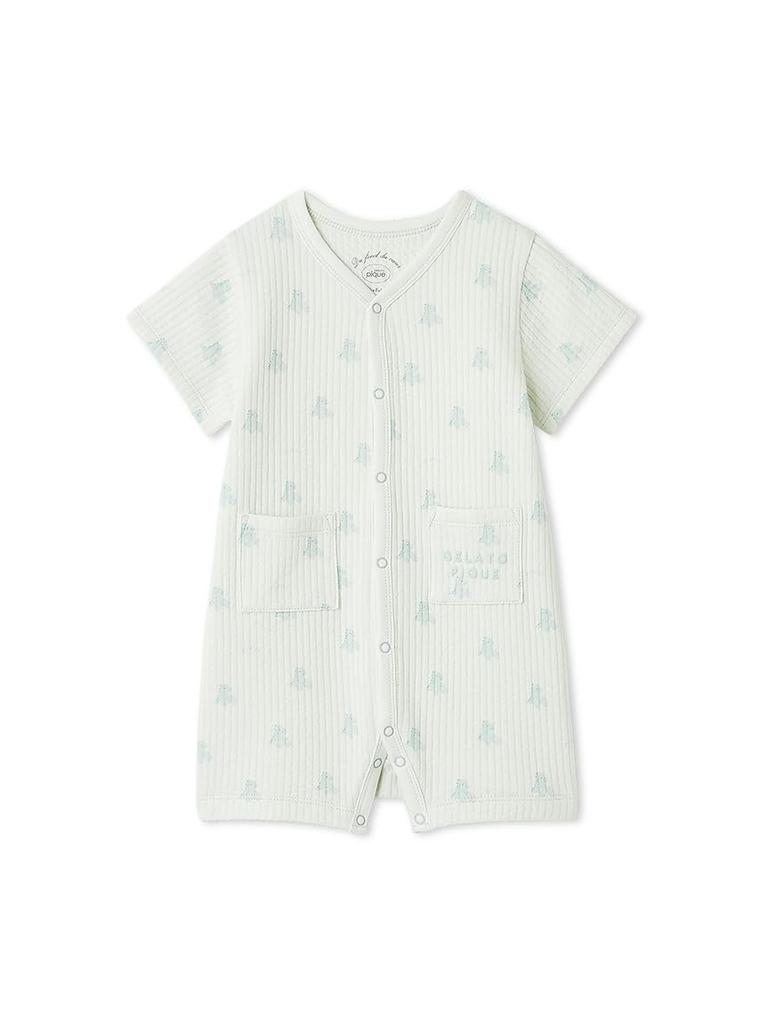 BABY stuffed animal pattern rompers PBCO259083 MNT 80 [Gelato Pique]