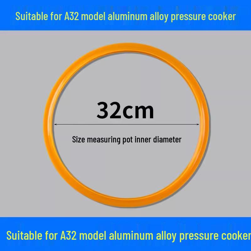 Universal Silicone Pressure Cooker Gasket, Old-fashioned Seal, 20/22/24/26cm Sizes.