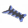 POTAN Motocykel Tank Protector Cover Pad 3D Fishbone Gumové obtisky těla