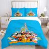 3pcs Disney Characters Quilt Set Soft and Comfortable Bedroom, Guest Room and Dorm Decor Bedding Set W019