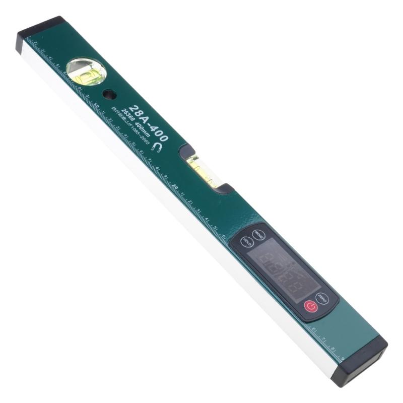 Magnetic Base Bubble Level Angles Finder Digital Level Ruler Protractor with Data Hold Function Electronic Inclinometer