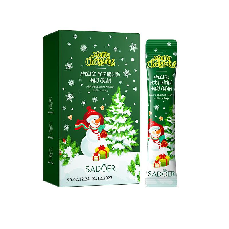 Christmas Kiwi Smooth Hand Cream SADOER Anti-drying and Cracking Moisturizing Hand Cream