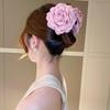 Korean Fashion Flower Hair Clip: Sweet Girl Shark Claw for Updos - Fresh, Stylish Hair Accessory