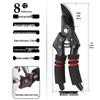 Multi-functional SK5 Black Blade Pruning Shears for Thick Branches and Bonsai