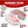 Car Seat Cushion Office Memory Foam Cushion Ergonomic Coccyx Cushion Office Support Sedentary Cushion Student Butt Cushion