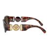Versace 4361F Elegant Logo Irregular Frame Sunglasses Unisex Sunglasses Tortoise 0VE4361F-521773