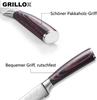 GRILLOX Professional Bread Knife 20cm Serrated Edge High-quality Stainless Steel Ultra Sharp