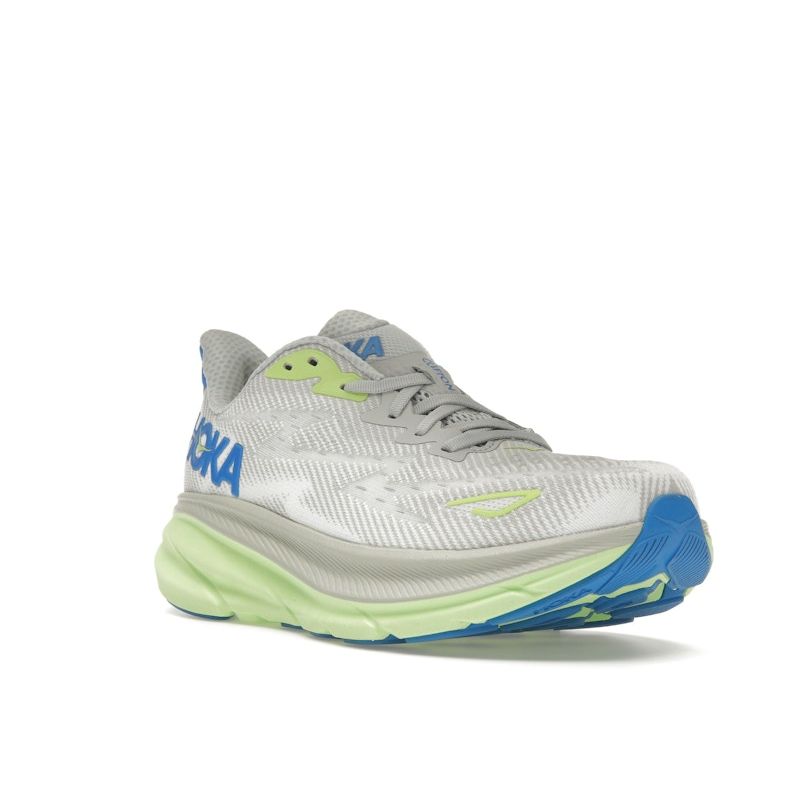 HOKA Clifton 9 Stardust Electric Cobalt Men Sneakers Grey 1127895-STLC