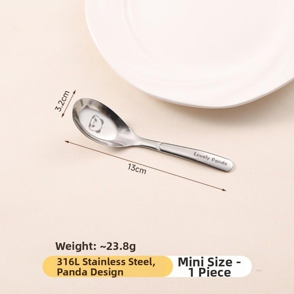 316 Stainless Steel Baby Feeding Spoon Children's Eating Spoon Toddler Mealtimes
