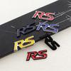 3D Metal Car Steering Wheel Emblem RS Logo Sticker Badge Decals For Honda Civic Accord HRV CRV Jazz City Pilot Fit Accessories