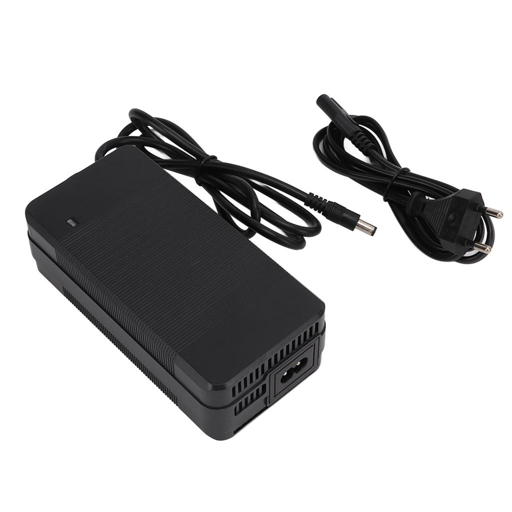 Lithium Ion Battery Charger Power Adapter with LED Indicator 54.6V 2A for Electric Scooter 100‑240VEU Plug