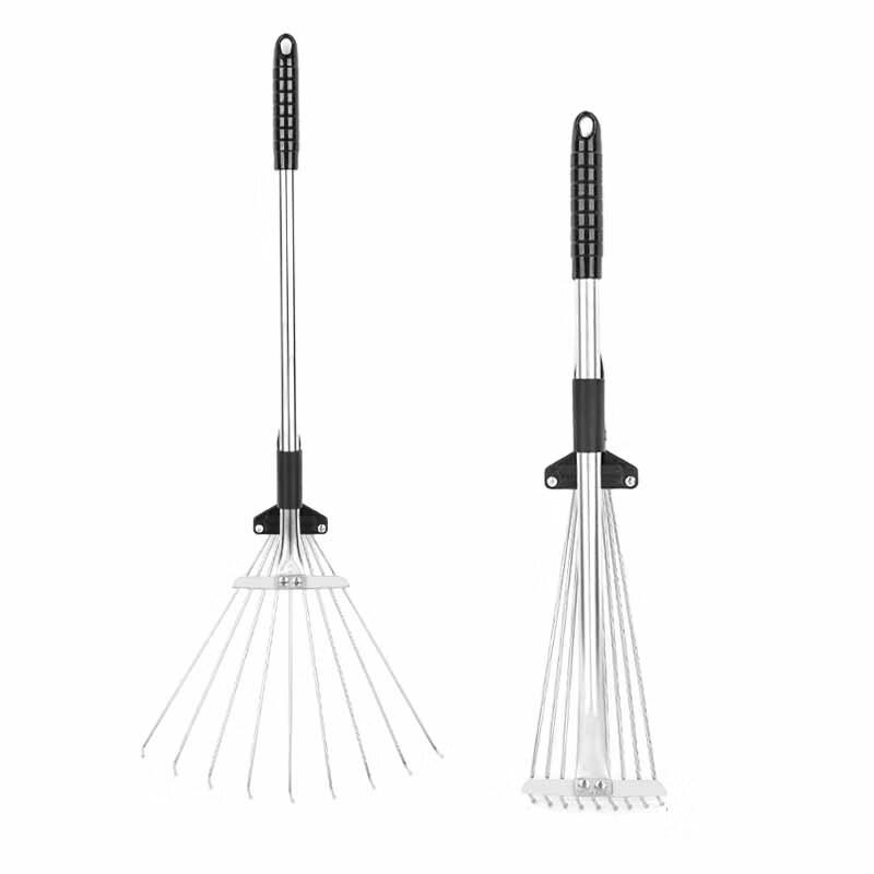 Telescopic Leaf & Grass Rake