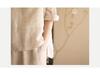 Autumn Artistic Embroidery Ramie Shirt - Zen Tea-Inspired Retro Loose Chinese Top