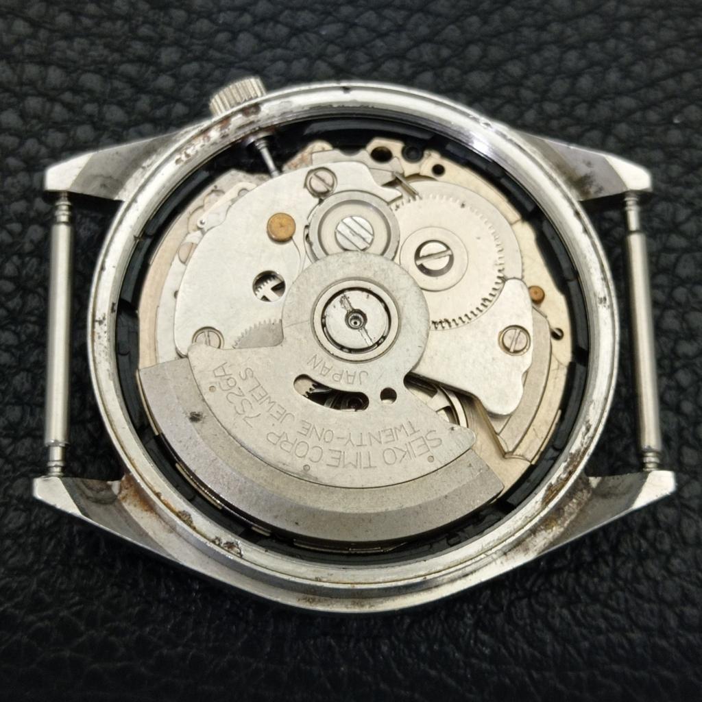 SEIKO 5 AUTOMATIC 7S26A VINTAGE JAPAN MENS BLACK COLOR DIAL WATCH a701644-5 R206c-a701644